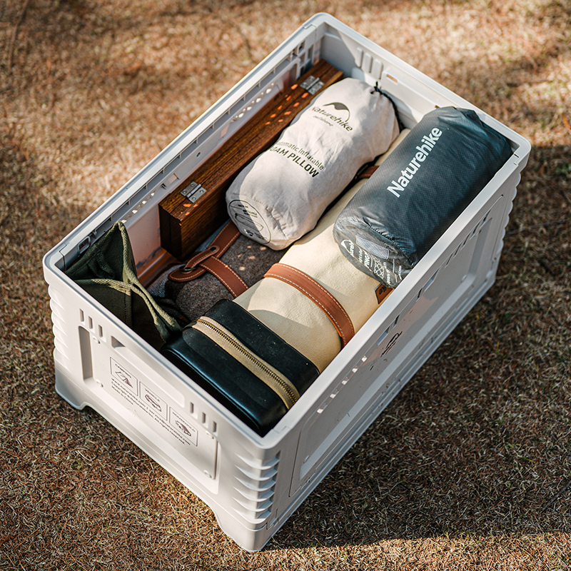 NATUREHIKE Camping Storage Box Outdoor Folding Box Table Car Mounted Trunk Indoor/outdoor 25L