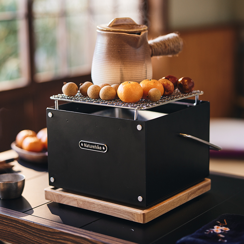NATUREHIKE Nokker Desktop Bonsai Stove For Tea And BBQ Home Use Winter Indoor Outdoor Fire Pits