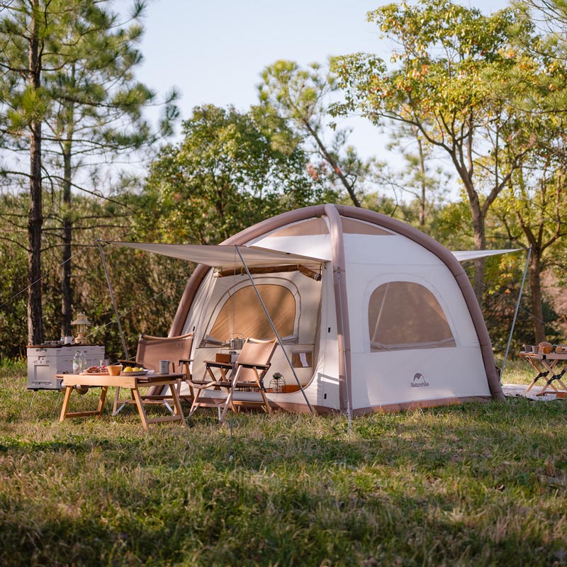 NATUREHIKE Noko AnGo Air Inflatable Tent One room Outdoor Camping Overnight Automatic Tent