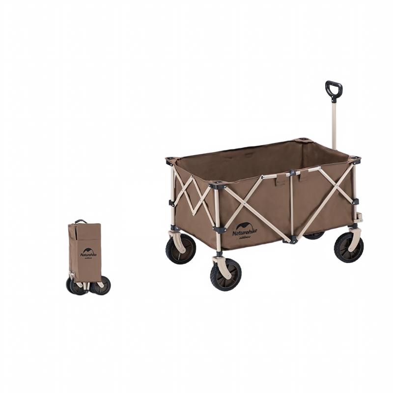 NATUREHIKE Nuoque TC02 Lightweight Four Way Foldable Stroller Outdoor Camp Carts [‘200’, 149259]Catties Load Capacity
