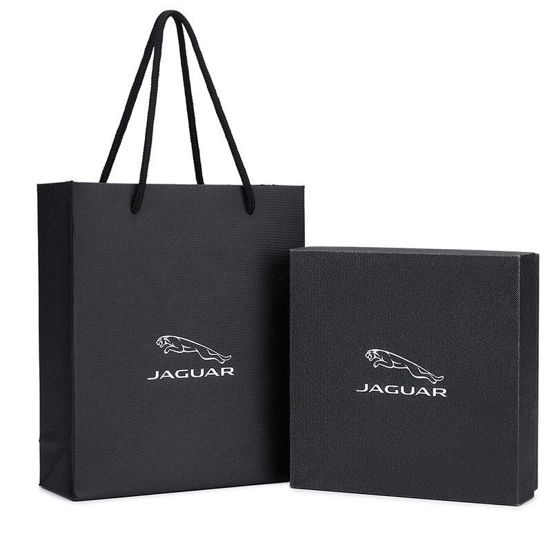 JAGUAR Cow Leather Wallet Regular Men's Black