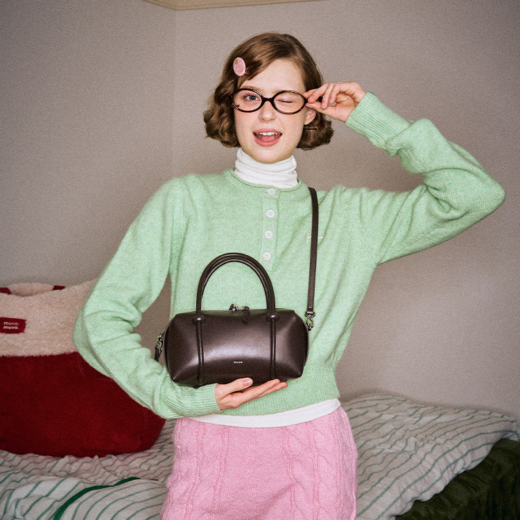 Женская сумка MUVA (коричневая) — фото 4