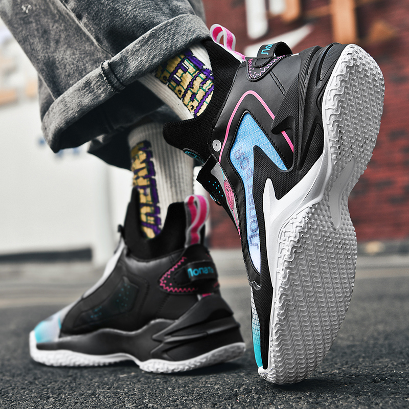 TOMAY Fabric Slip Resistant, Abrasion Resistant, Rebound Slip Resistant, Abrasion Resistant, Rebound Mid top