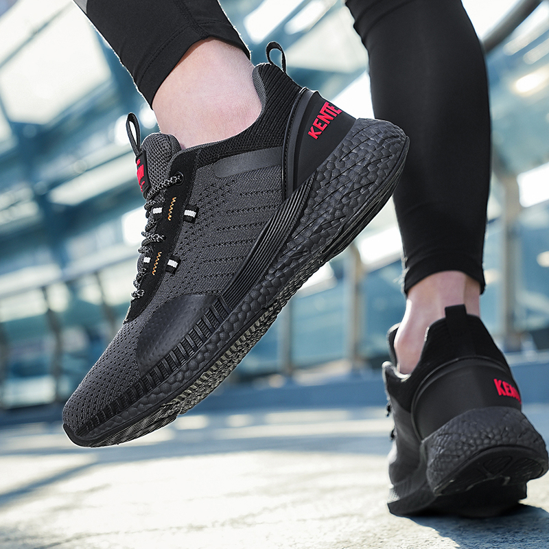 TOMAY Mesh Cushioning Height Increasing Rebound Cushioning Height Increasing Rebound Low top Long Distance Running