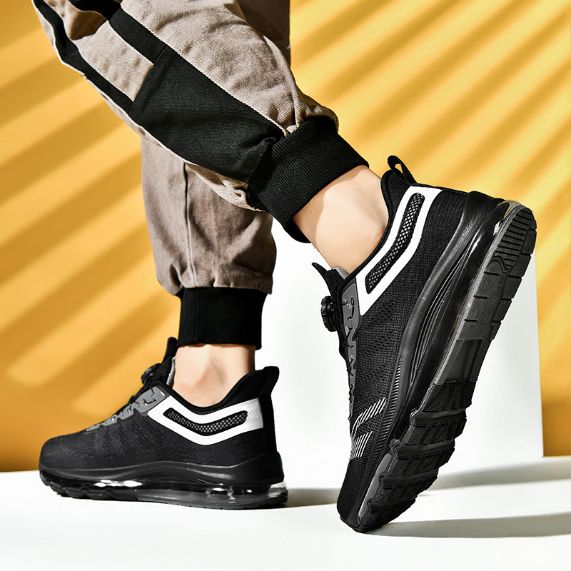 TOMAY Comfortable Cushioning Slip Resistant Breathable Cushioning Slip Resistant Breathable Low top Running Shoes Men’s