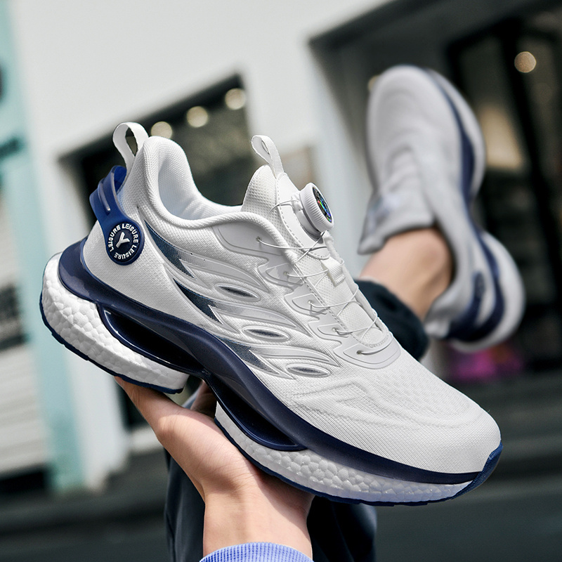 TOMAY Fabric Slip Resistant, Abrasion Resistant, Height Increasing Low top Running Shoes Men’s