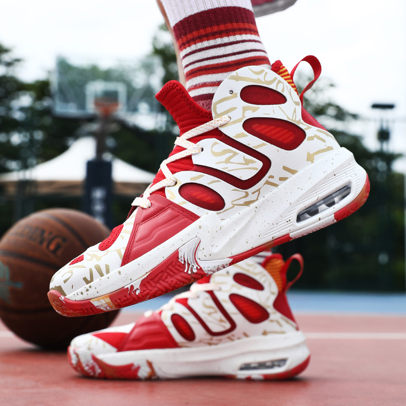 TOMAY Fabric Slip Resistant, Abrasion Resistant, Height Increasing Mid top Basketball Shoes Men’s