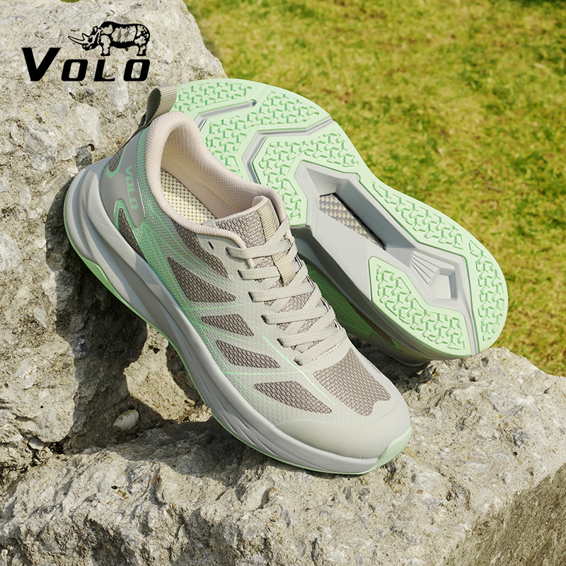 VOLO Low top Running Shoes Men's Gray Green