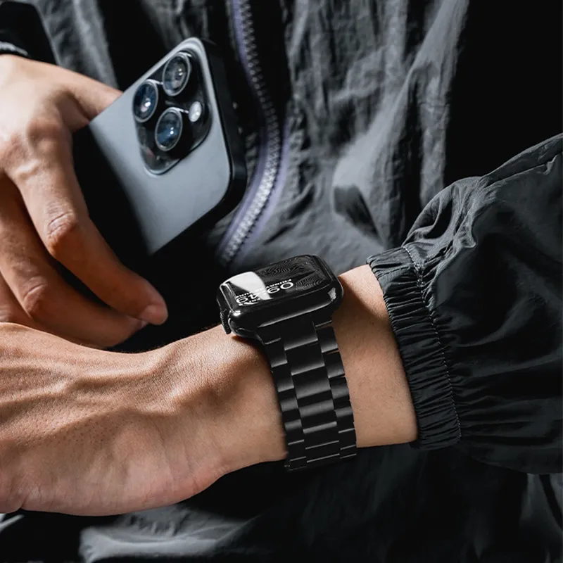 Biaodaige Ремень Apple Совместимость Нержавеющий Стальной Материал