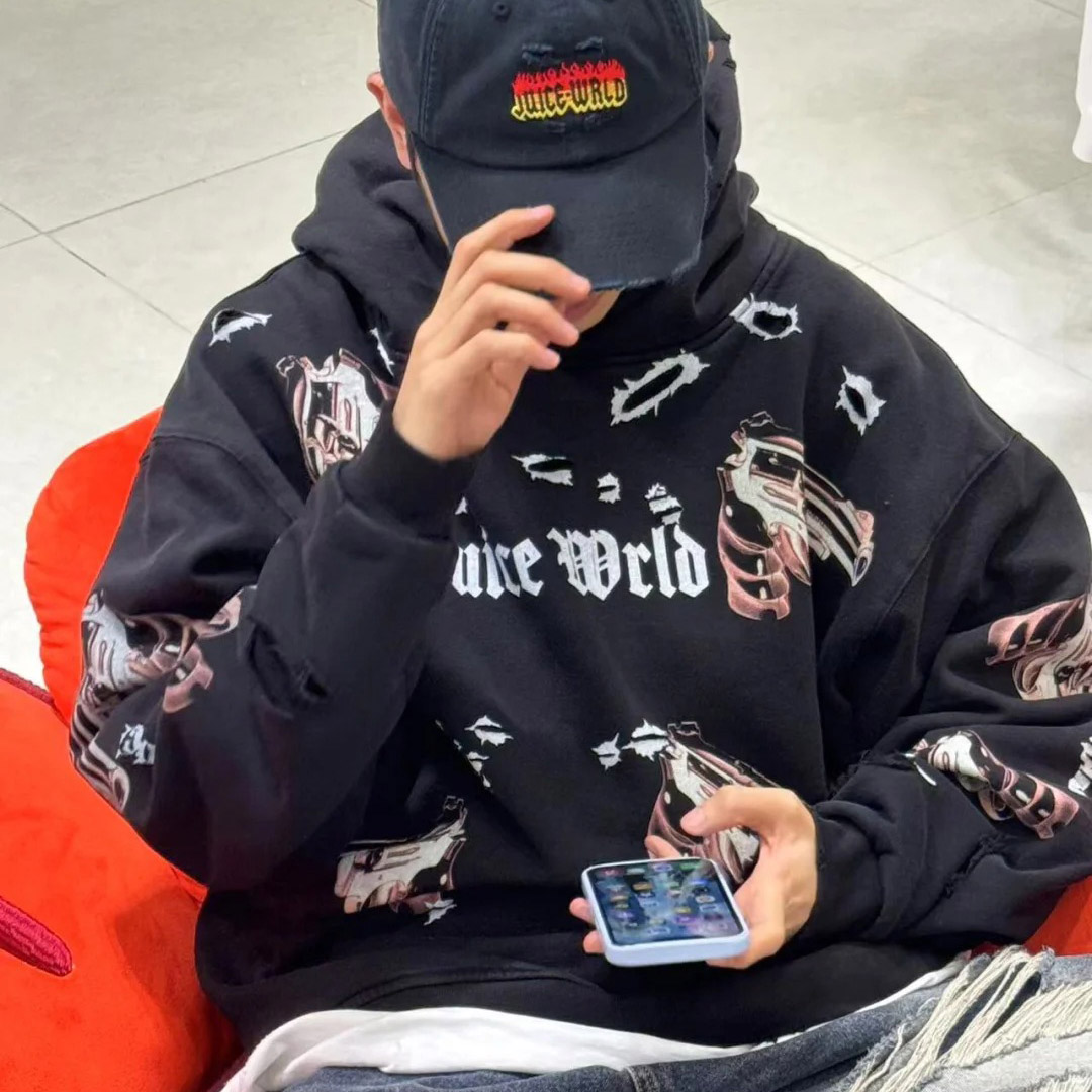 Revenge x JUICE WRLD Hoodie RVG-SW000014 — купить одежду известных