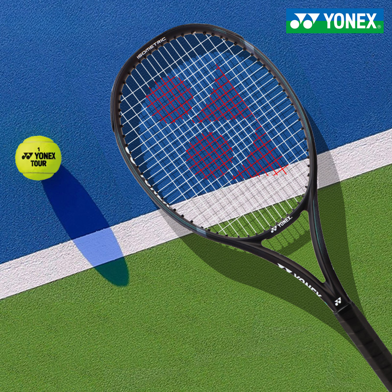 YONEX 07EZAGC 260g 102 Square Inches Dark Night Lake Blue Unisex Carbon Fiber Tennis Rackets