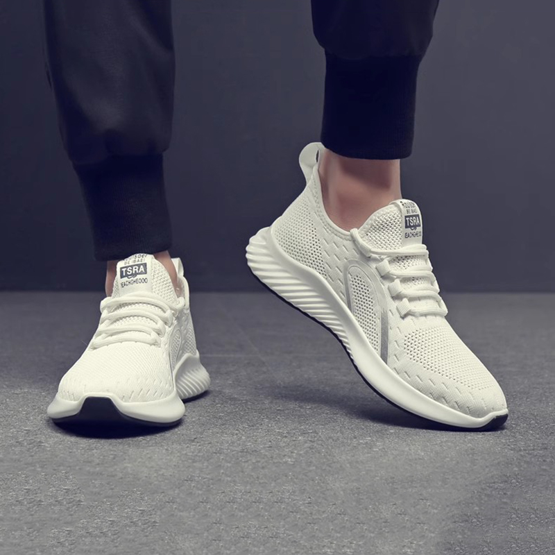 Devanro Fabric Support Breathable Waterproof Support Breathable Waterproof Low top Running Shoes Men’s