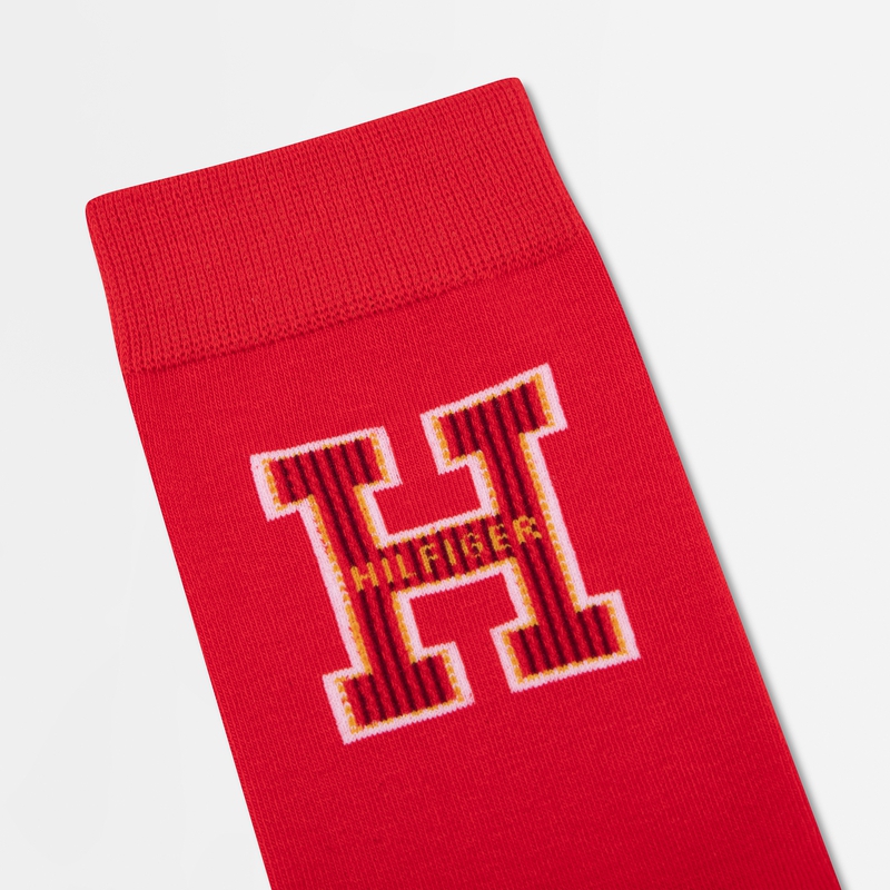 Tommy Hilfiger Crew Socks Men’s China Red