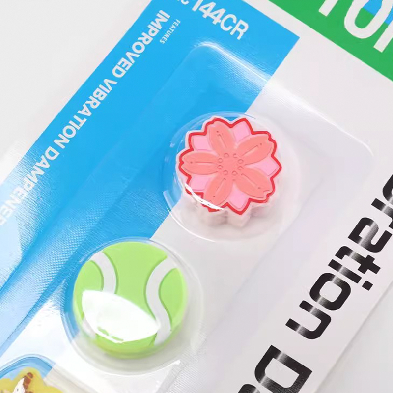 YONEX Tennis Racket Shock Absorbers Silicone 3 Pcs Pack Unisex Cherry Blossom Dragon