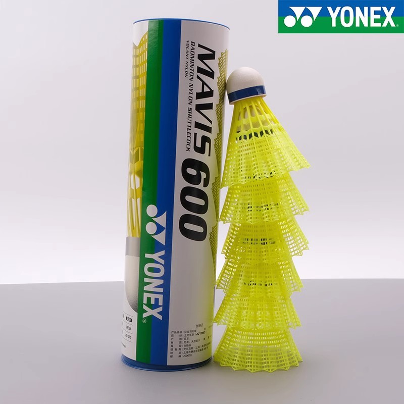 YONEX M600 Nylon Shuttlecock 6 Pack Training Outdoor Indoor Shuttlecocks
