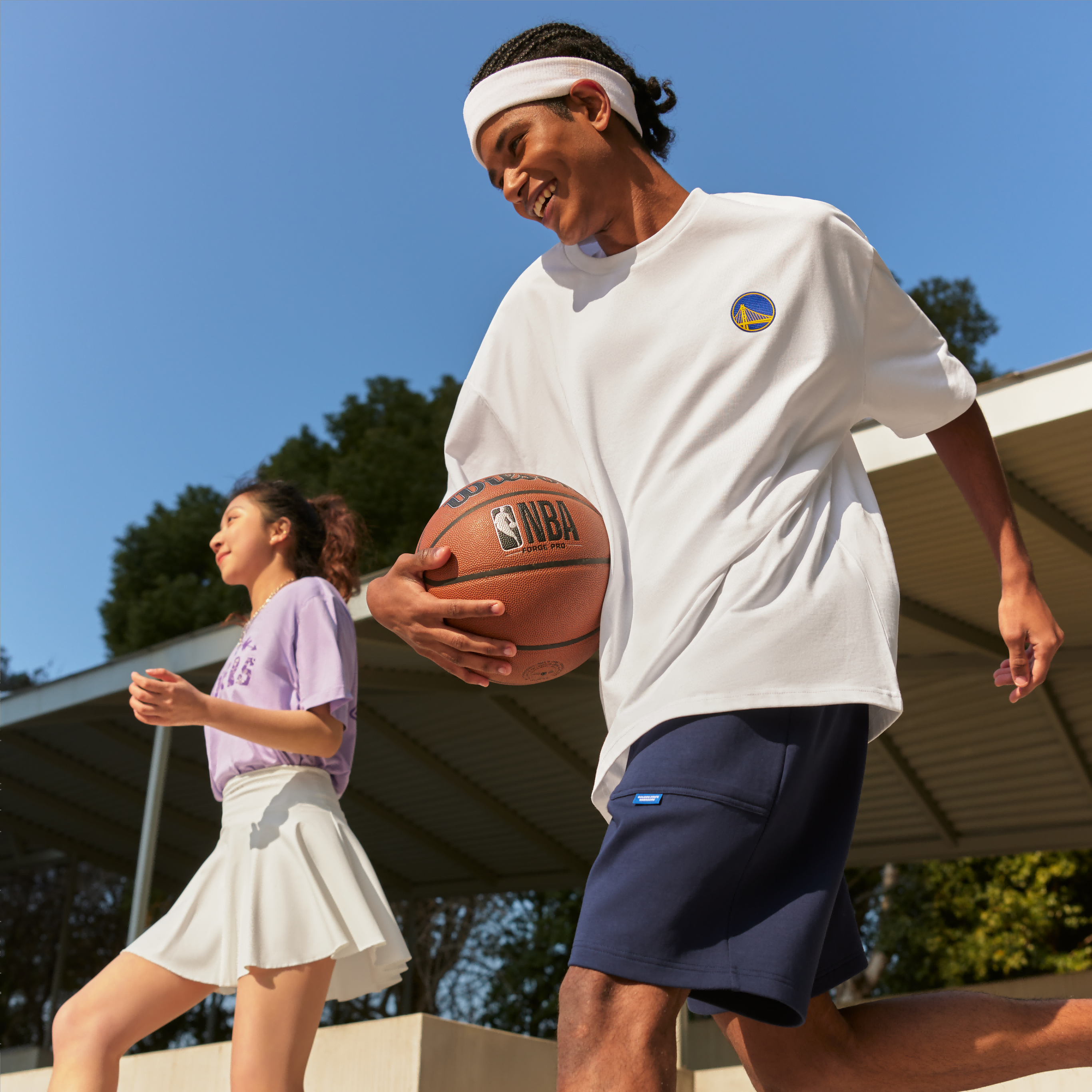 NBA SS24 Basketball Shorts Unisex Navy Blue