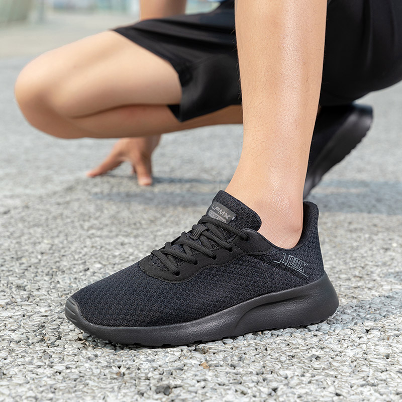 LPMX Running Shoes Unisex Low Top Dark Gray
