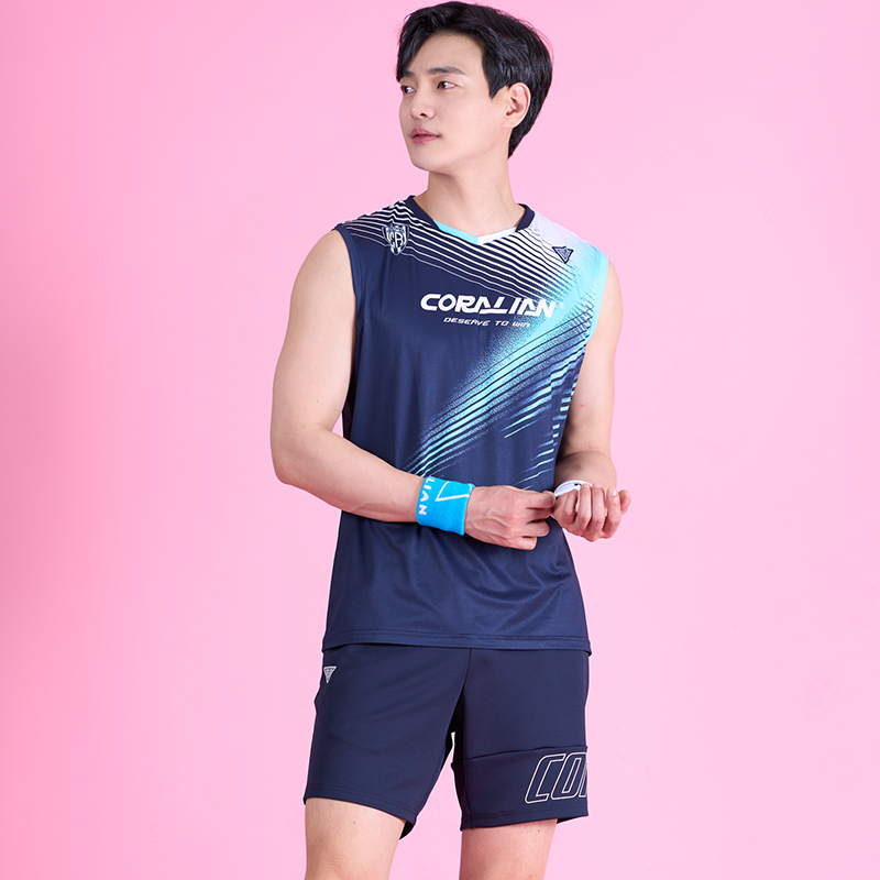 CORALIAN Badminton Jersey Men’s Blue
