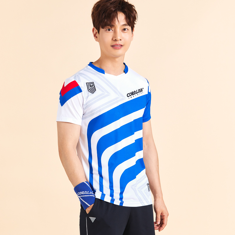 CORALIAN Badminton Jersey Unisex Blue