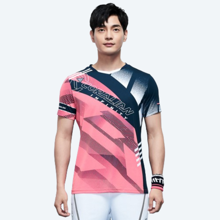 CORALIAN Badminton Jersey Unisex Pink