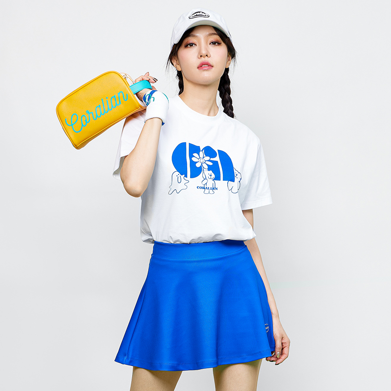CORALIAN Badminton Jersey Unisex White