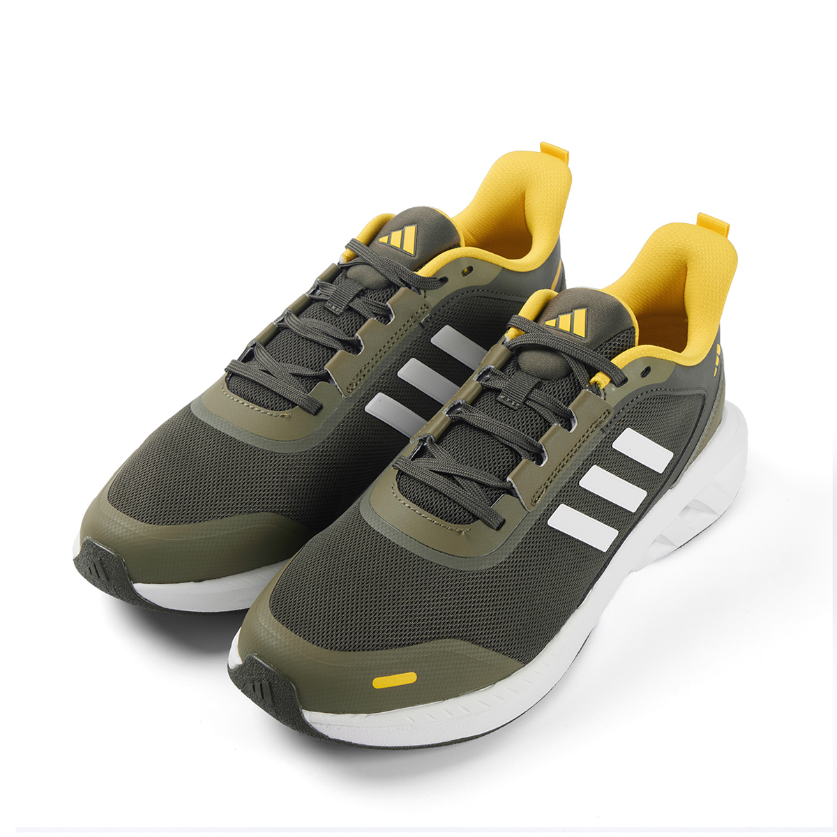 Adidas Cushioning Breathable Lightweight Cushioning Breathable Lightweight Low top Running Shoes Unisex Olive Green