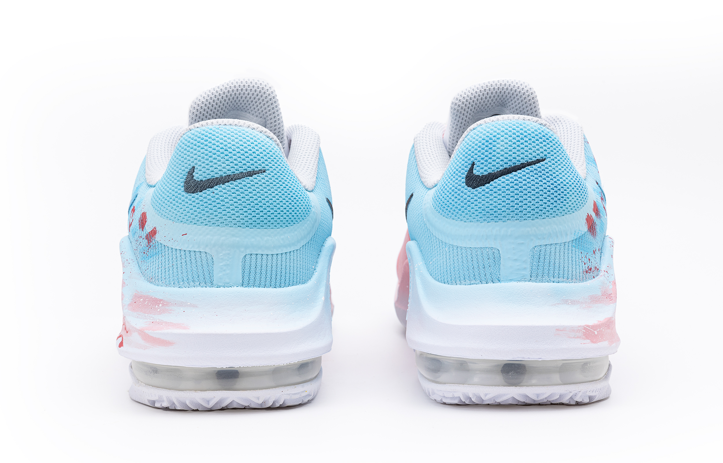 Nike Air Max Impact 4 Star Moon Night Fantasy Mesh Cushioning Slip Resistant Low top Basketball Shoes Men’s Blue Pink