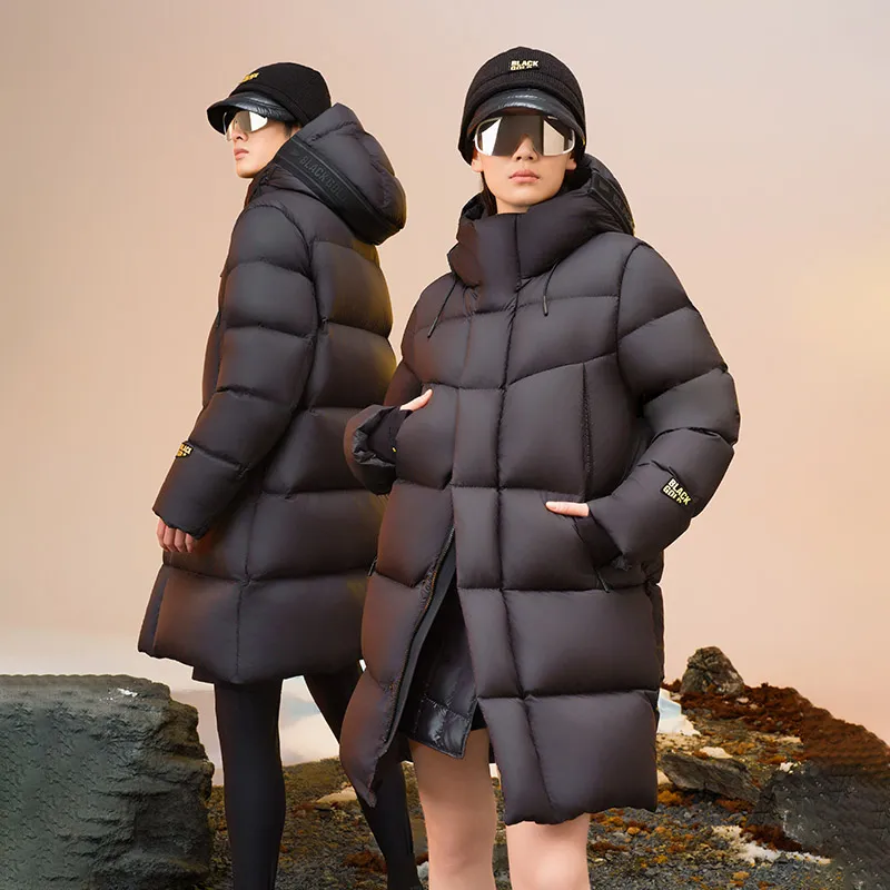 GOLDFARM Down Jacket Unisex Haute Couture Knight Black