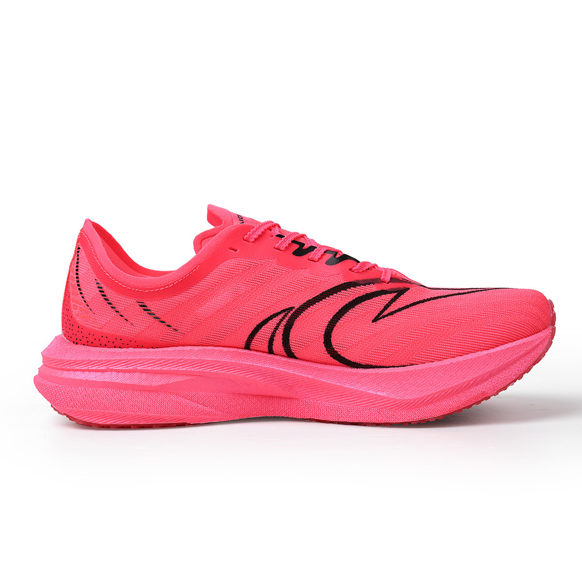 SAIQI Low top Full Length Carbon Plate Long Distance Running Shoes Unisex Min South Red Agate