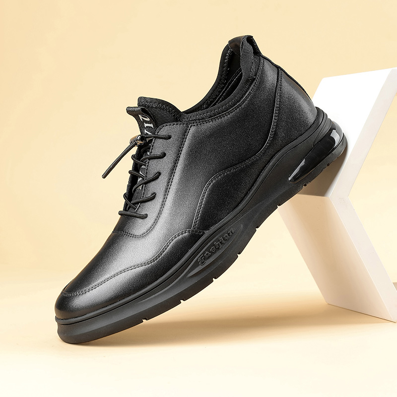 QIAONAI Low top Casual Shoes Men's Black