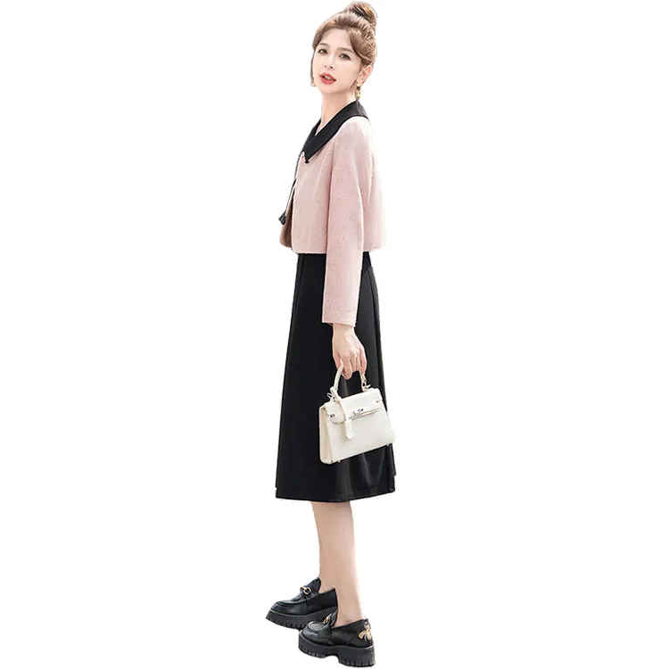 Cypress House Skirt Set Women's Pink+Black