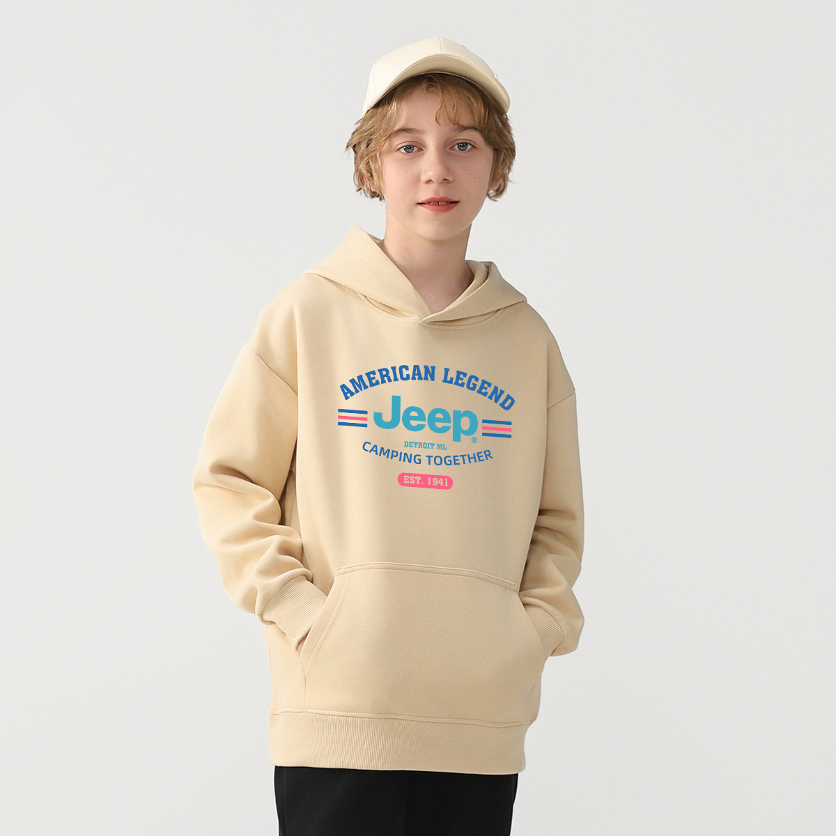 Худи Jeep (серое) — фото 12