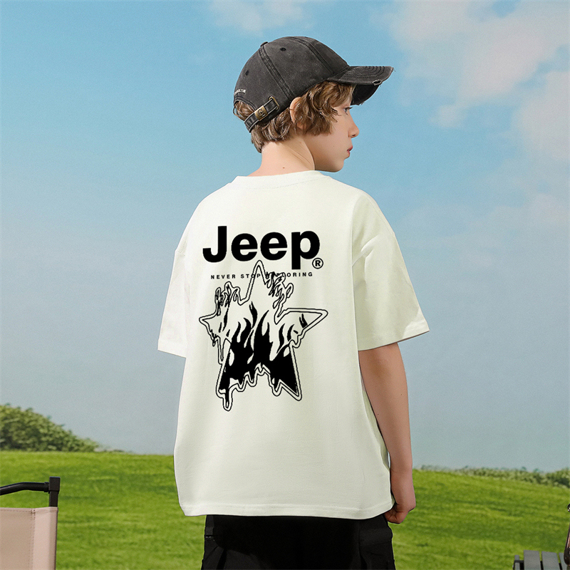 Футболка Jeep JeepTlogo (бежевая) — фото 11