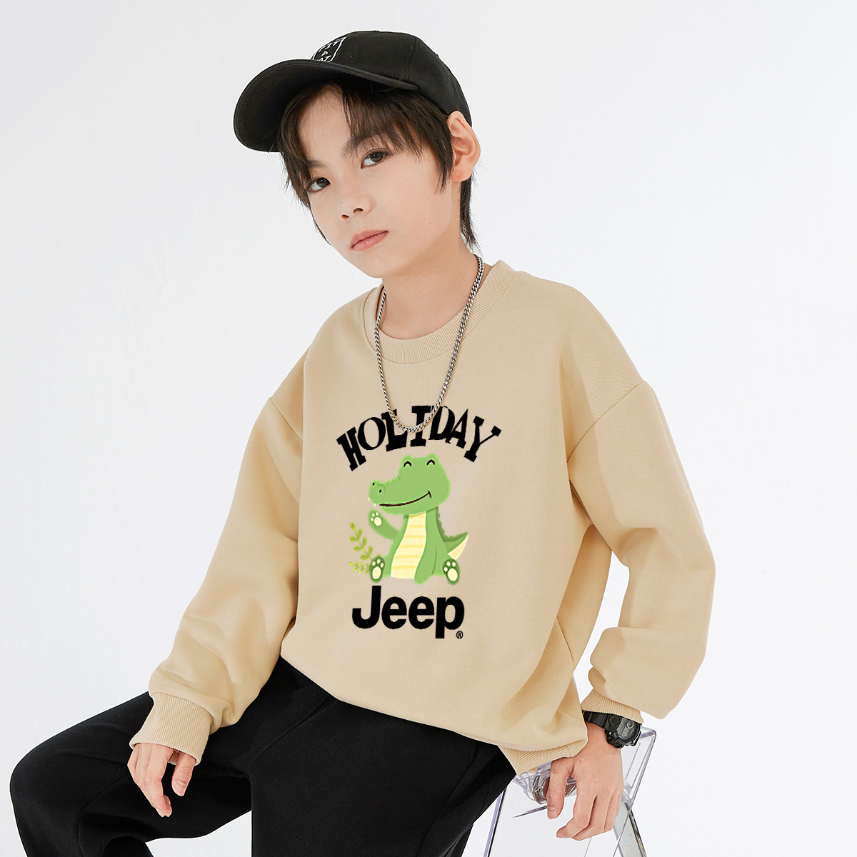 Толстовка Jeep (черная) — фото 12