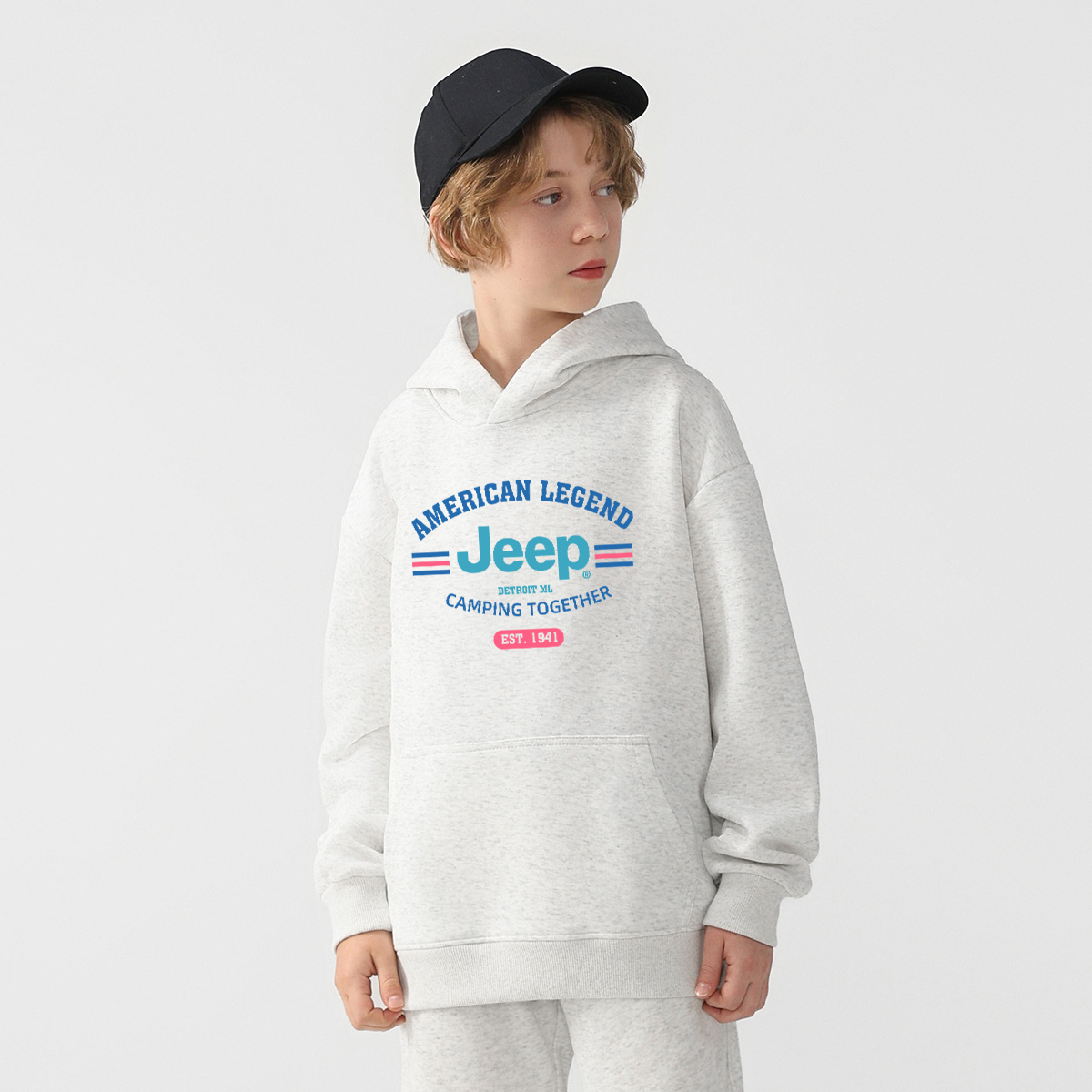 Худи Jeep (серое) — фото 8