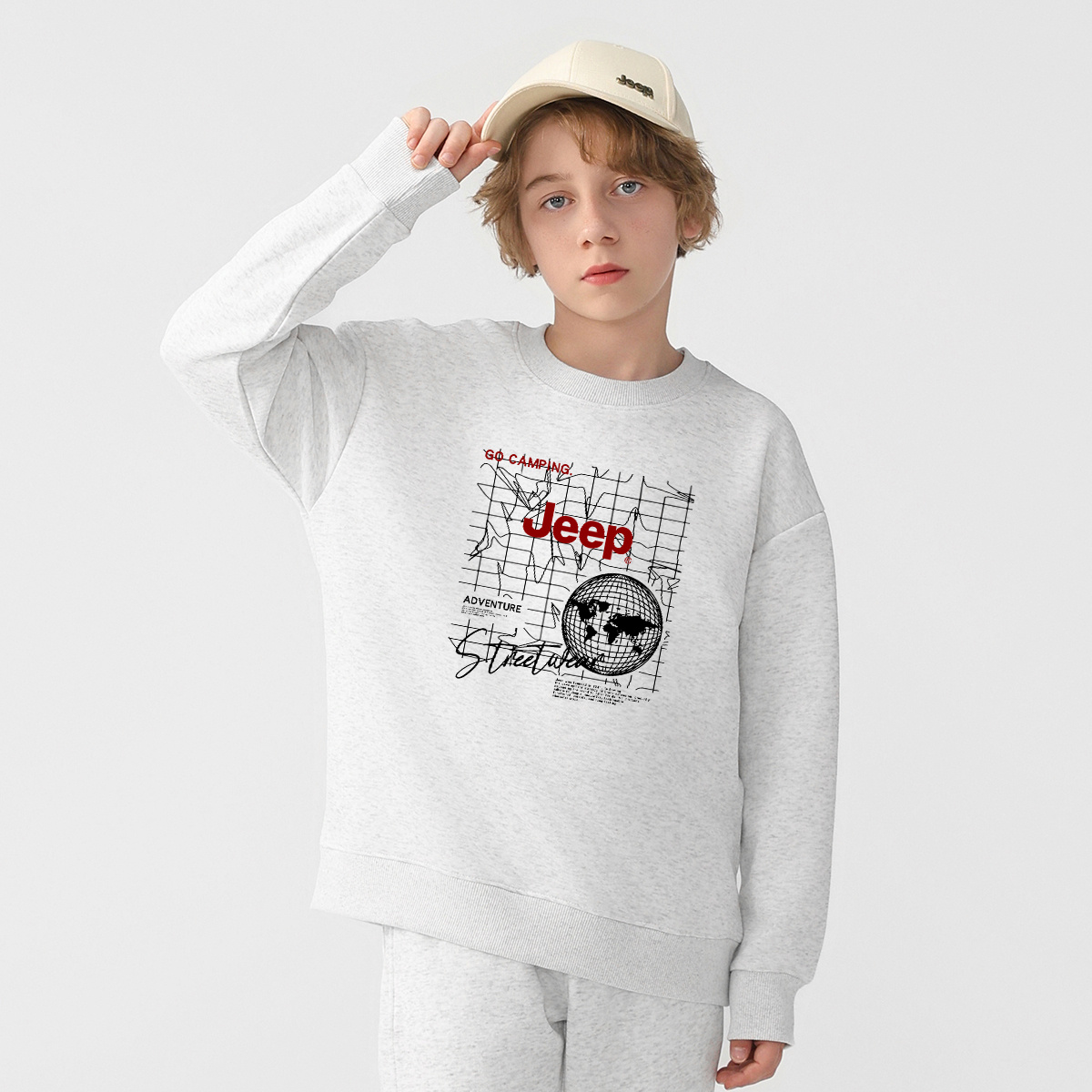 Худи Jeep (серый) — фото 12