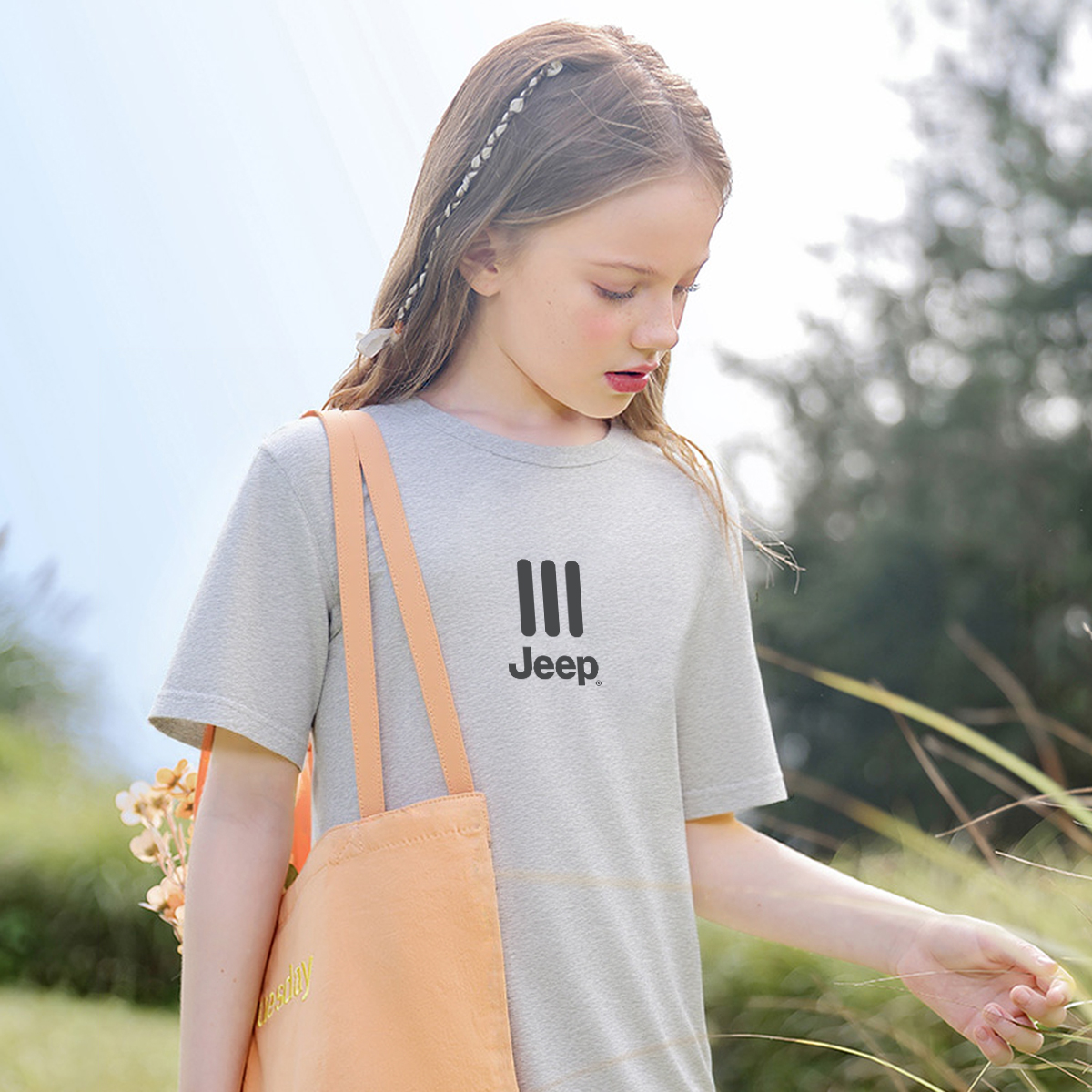 Футболка Jeep (бежевая) — фото 18
