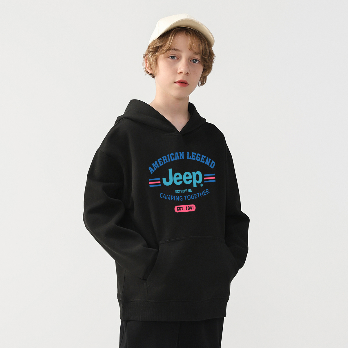 Худи Jeep (серое) — фото 4
