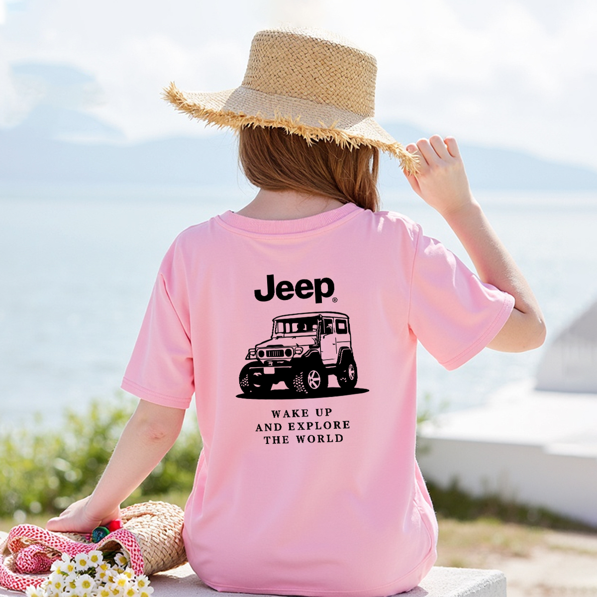 Футболка Jeep (бежевый) — фото 24