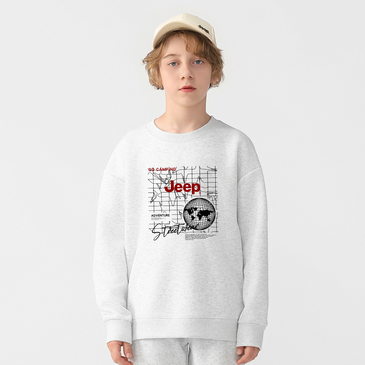 Худи Jeep (серый) — фото 11