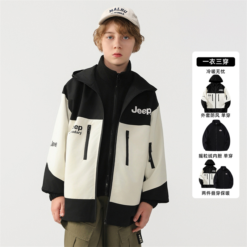 Куртка Jeep 3-in-1 Jacket (сине-зеленая) — фото 34
