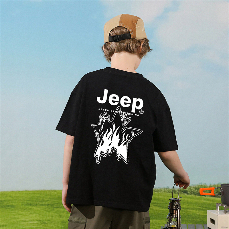 Футболка Jeep JeepTlogo (бежевая) — фото 7