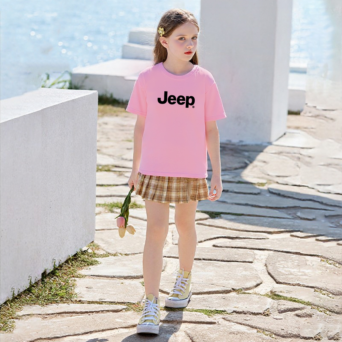 Футболка Jeep (бежевый) — фото 25