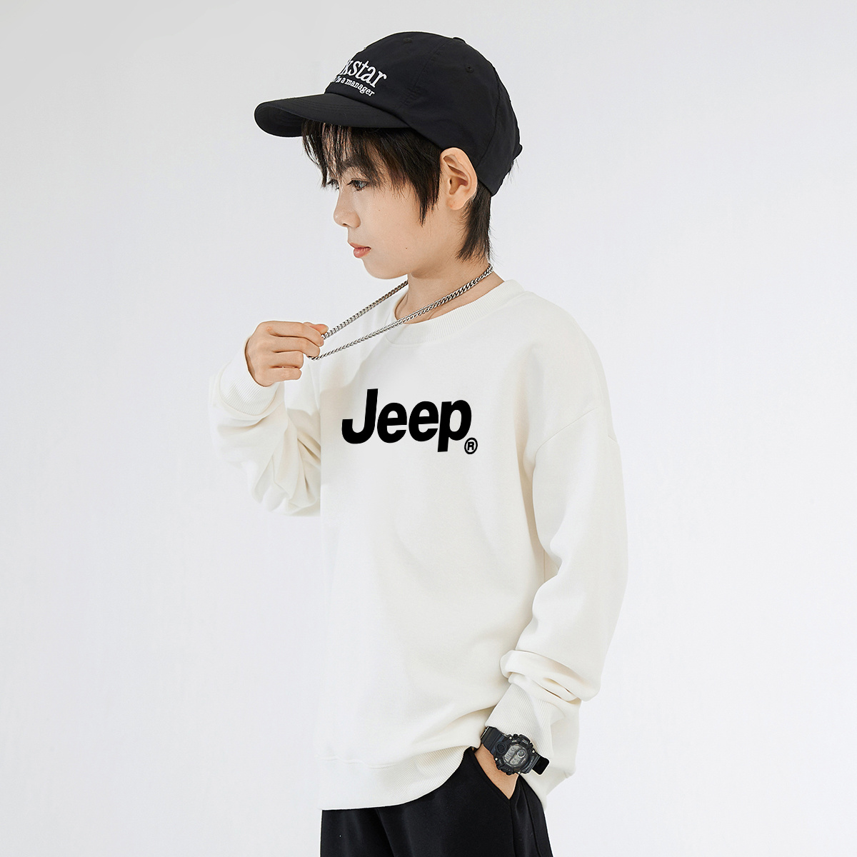 Худи Jeep (синий) — фото 3