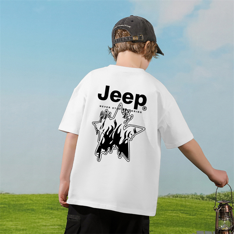 Футболка Jeep JeepTlogo (бежевая) — фото 3