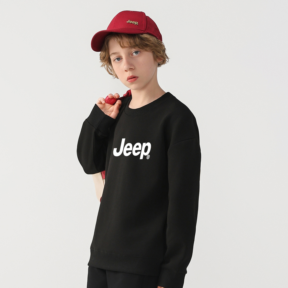 Худи Jeep (серое) — фото 7