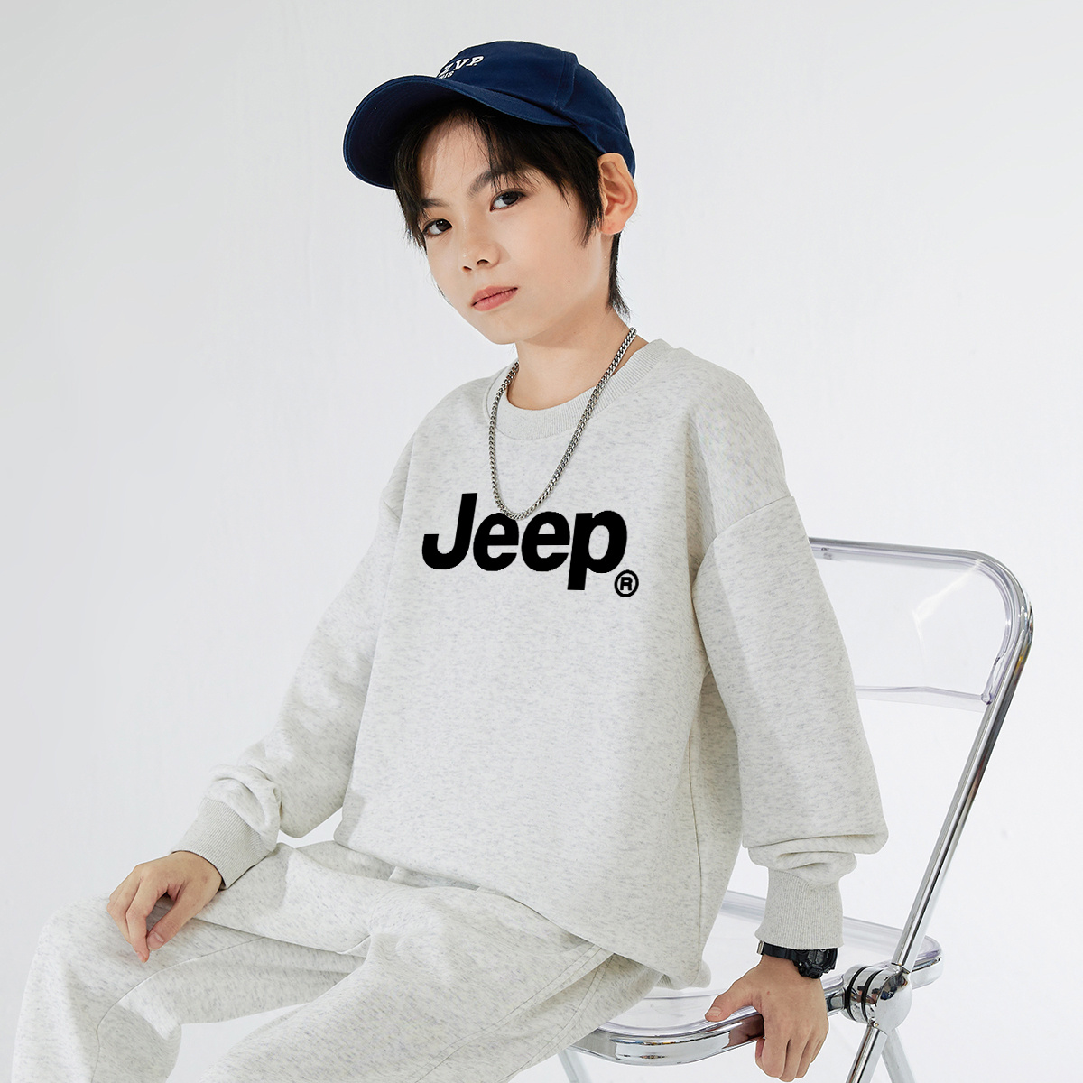 Худи Jeep (серый свитшот) — фото 12