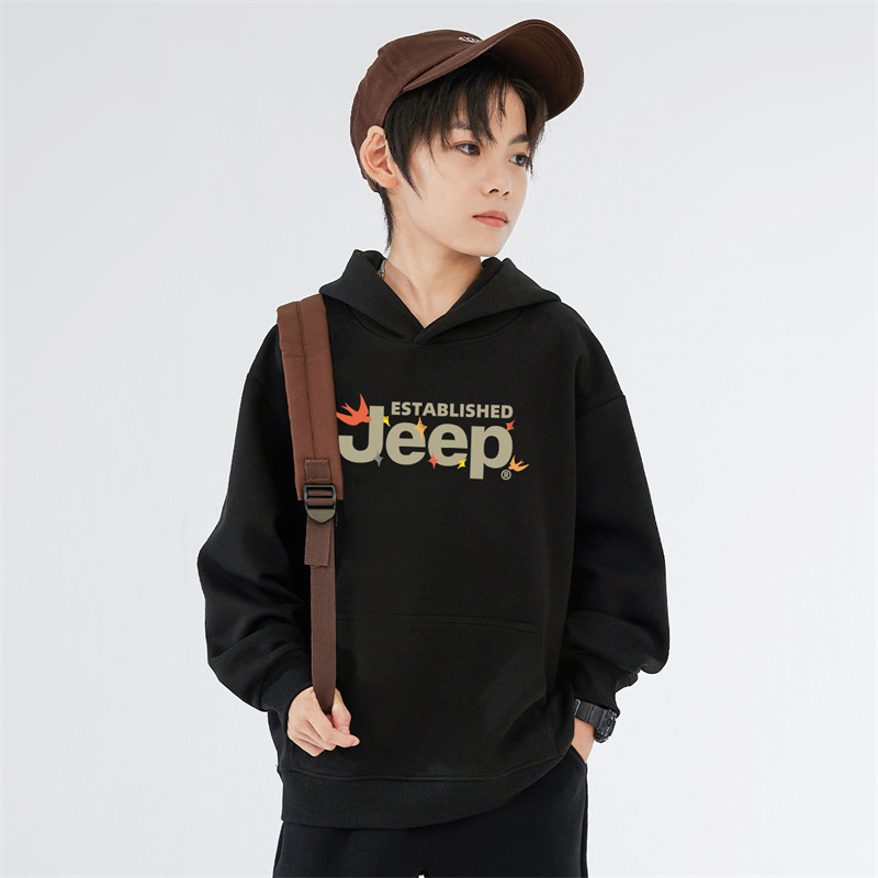 Унисекс худи Jeep logo (серый) — фото 2