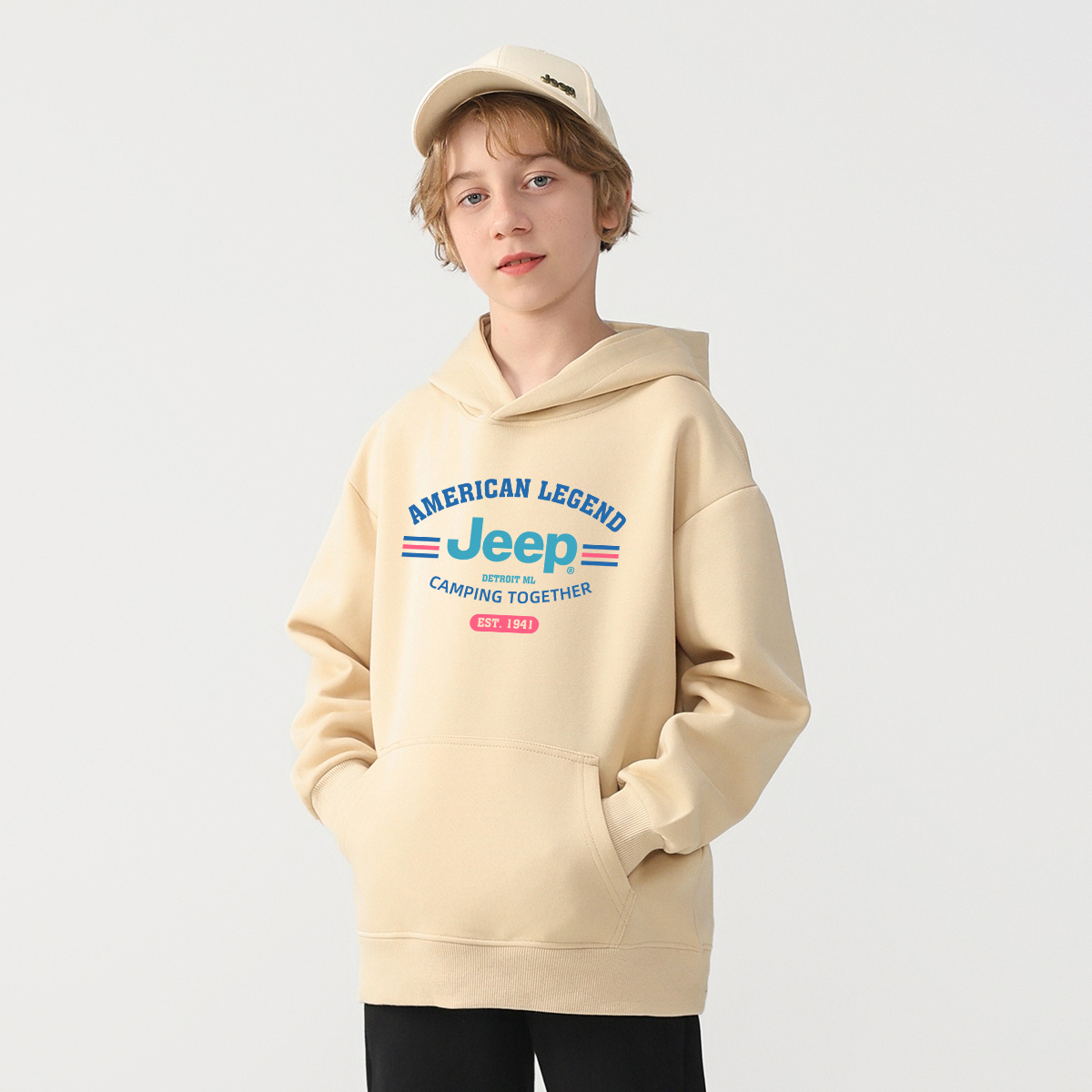 Худи Jeep (серое) — фото 11