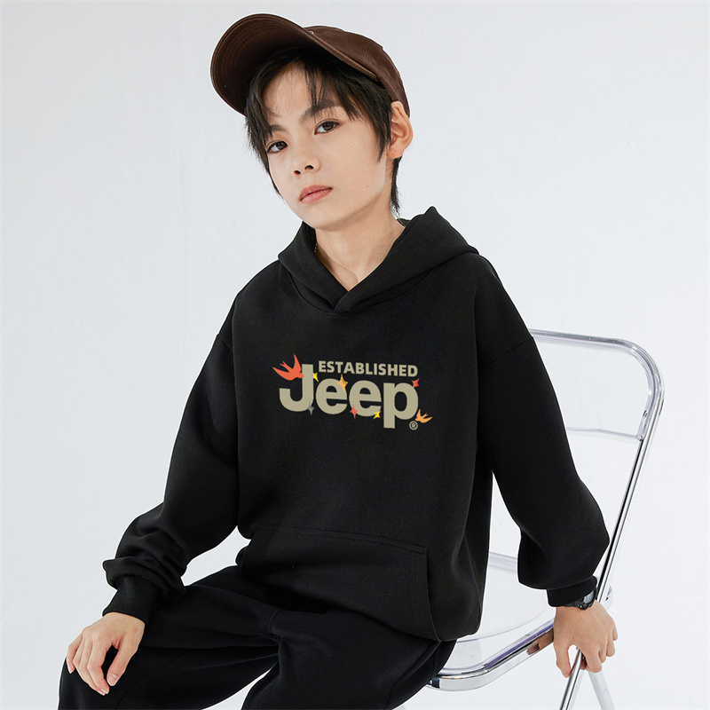 Унисекс худи Jeep logo (серый) — фото 7